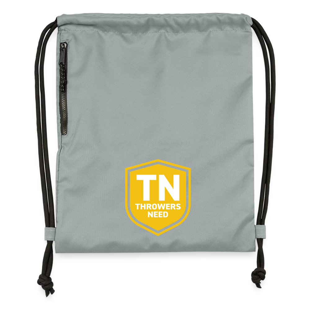 Drawstring Shoe Bag - mineral charcoal grey