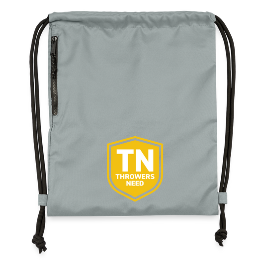 Drawstring Shoe Bag - mineral charcoal grey