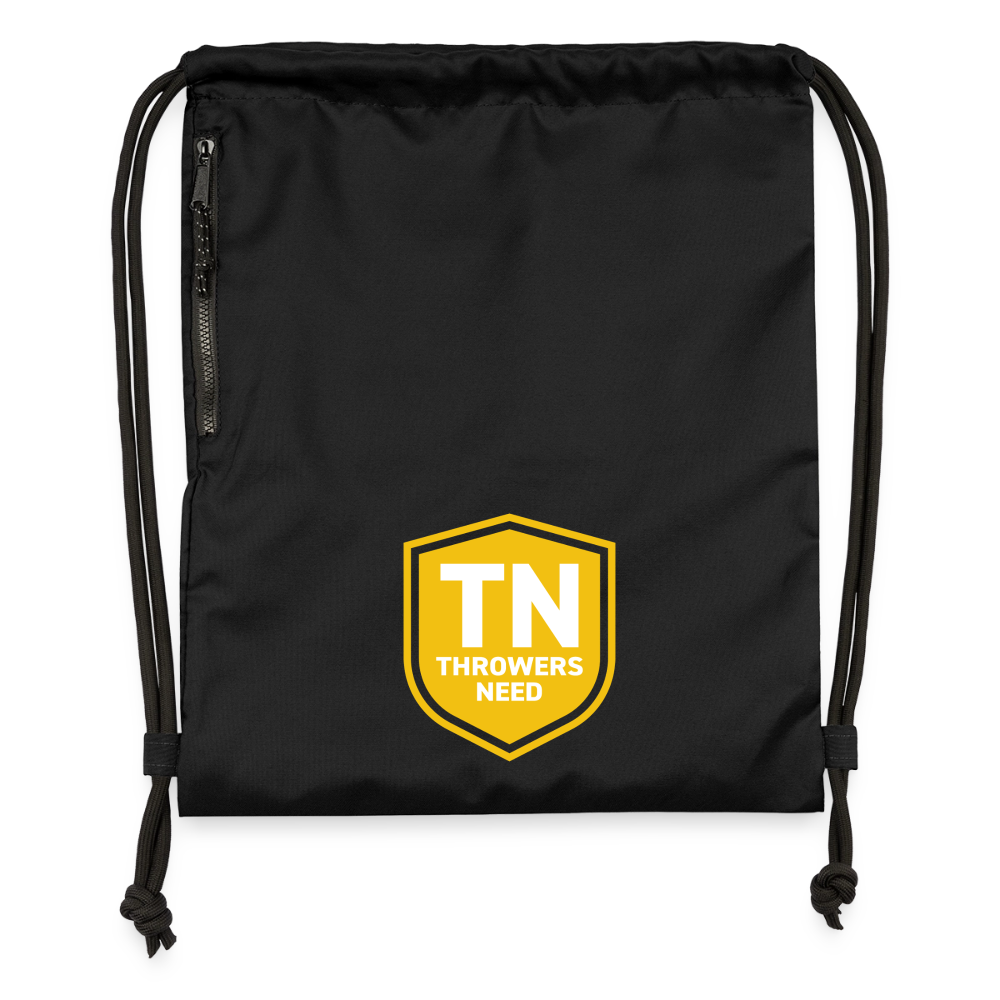 Drawstring Shoe Bag - black